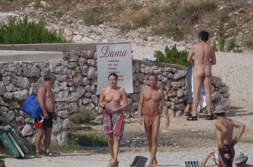 Baska Rock-Wall Path pics - Nudism and naturism are a path to accepting ones own nature