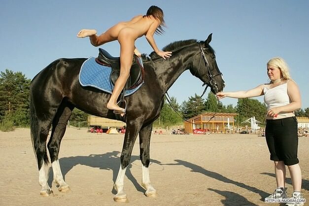 Ride on horseback - What did you know about nudism