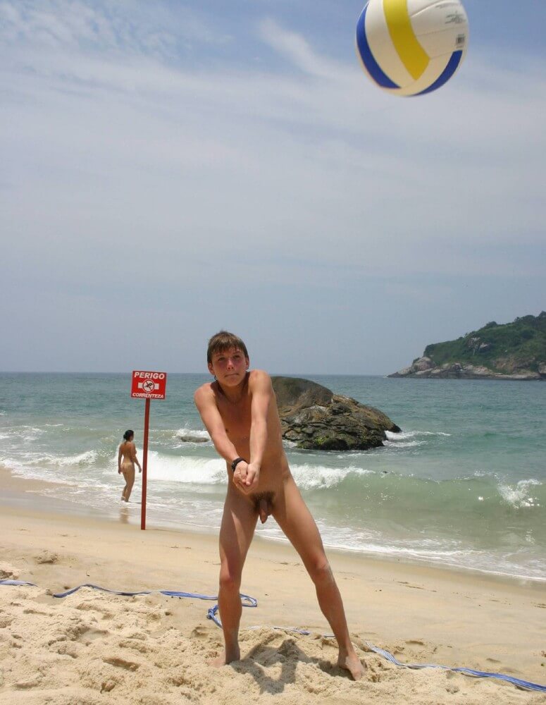 Brazilian val-ball goddess - We began to practice nudism consciously