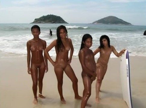Warm Brazilian Beach Series 2 photo gallery - Nature and nudism are the best home for a person