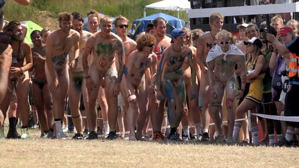 Roskilde Festival Full HD video - The lifestyle of naturist advocates and their community