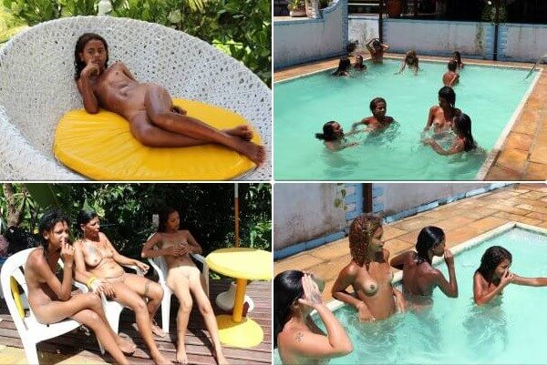 Brazil Pool Sunbath photos - Naturism teaches you to accept yourself and others