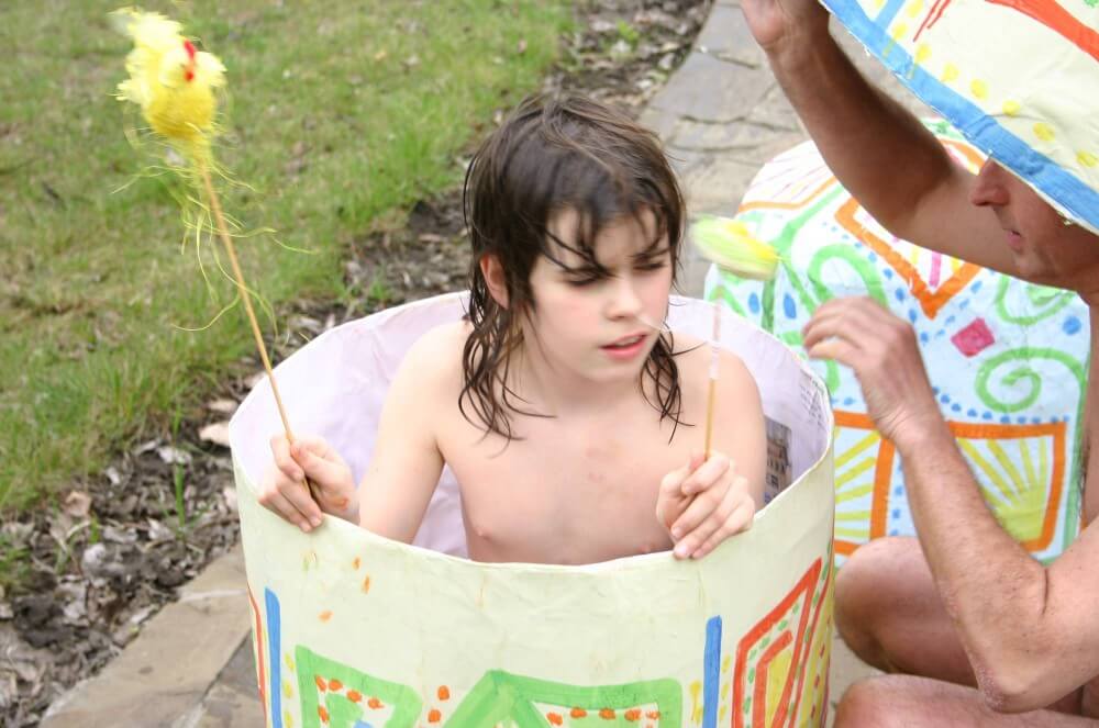 Easter 2X Eggs Outdoors photos - Freedom and naturalness are the core principles of naturism and nudism