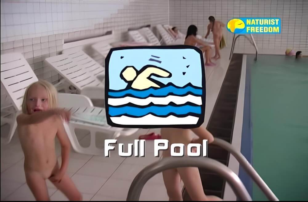 Naturist Freedom: Full Pool - Nature is considered the bodys natural clothing