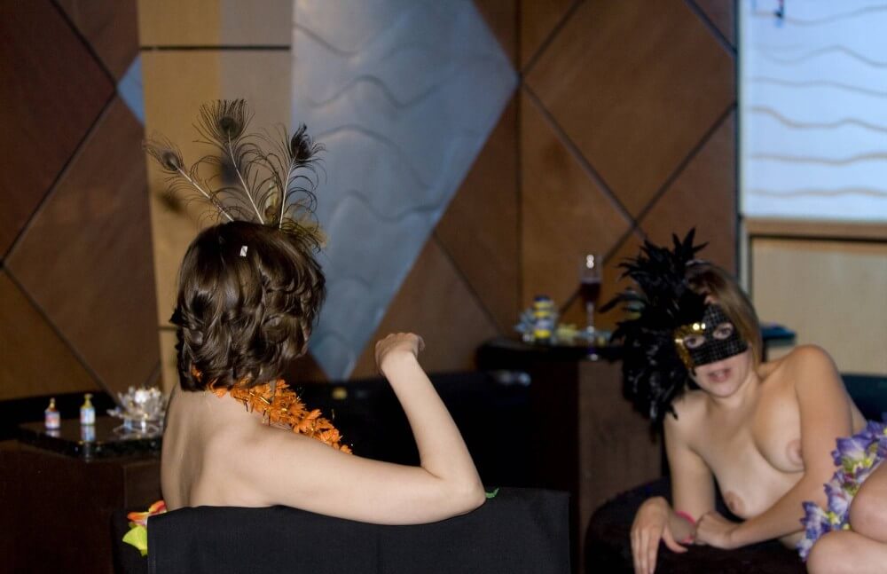 Masquerade Lounging photos - A nudist values trust and honesty between people