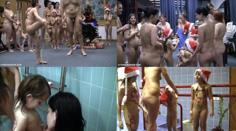 Christmas day Full HD video - Ordinary Citizens Consciously Practicing Nudism