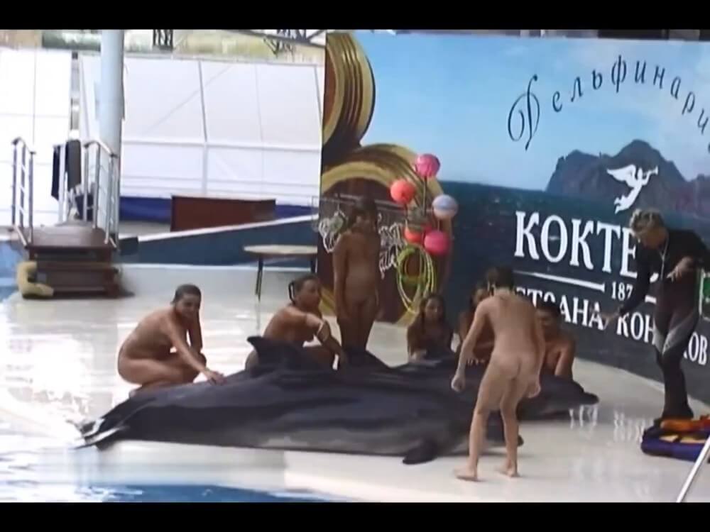 Relaxing at the dolphinarium - Simplicity and naturalness are important principles of nudism and naturism