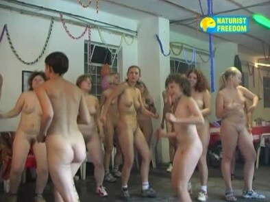 Naturist Freedom: Discotheque in a Cellar - Nudism promotes personal freedom
