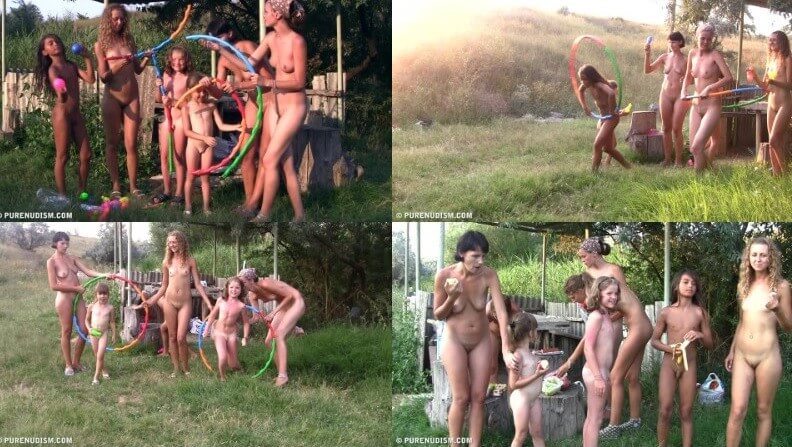 Countryside lounging 2 Full HD video - Nudism promotes mental well-being
