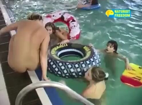 Naturist Freedom Full Pool - Nudism brings joy to life