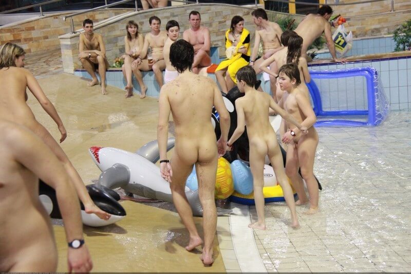 Pool day celebration Big gallery - Interaction with Nature Through Naturism