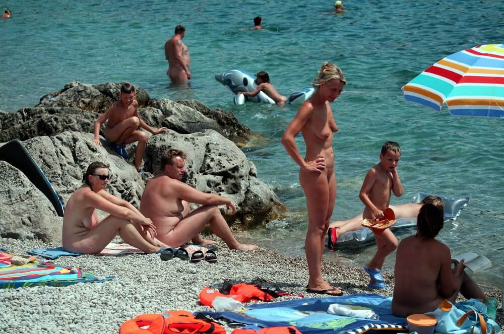 Rock Side Family Camping pics - The Naked Human Body