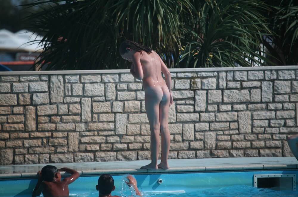 Naturist Pool-Side Singles pics - Nudism is based on human nature