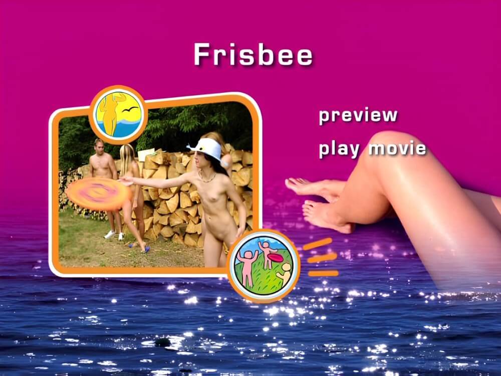 Naturist Freedom - Frisbee DVD - Nudists appreciate and love nature
