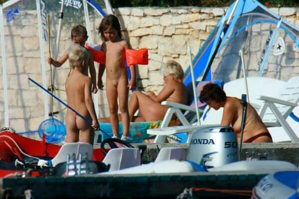 By the boat photos - Nudity as part of a life free from shame and fear of ones own nakedness