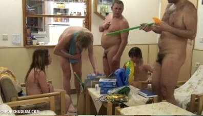 Pool jacuzzi and paints Full HD - Minimizing clothing or nudism