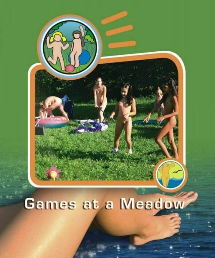 Naturist Freedom: Games at a Meadow - Overcoming inhibitions is one of the goals of nudism