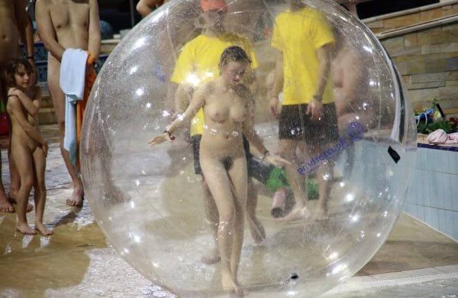 Holiday in the pool photos - Nudism and naturism promote respect for natural beauty and diversity
