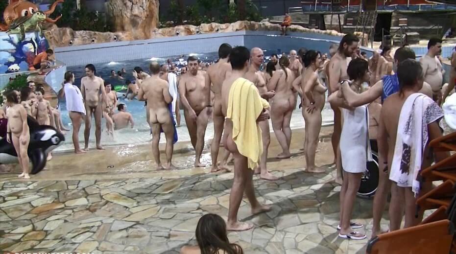 Aquatic park reunion video - Nudism promotes inner happiness