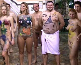 AquaPark Pageant Night Full HD video - The naked body is an expression of beauty